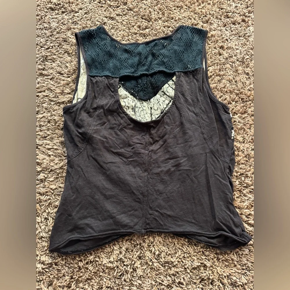 Free People Sahara Wrapped Crochet Beaded Tank Top - Picture 9 of 10